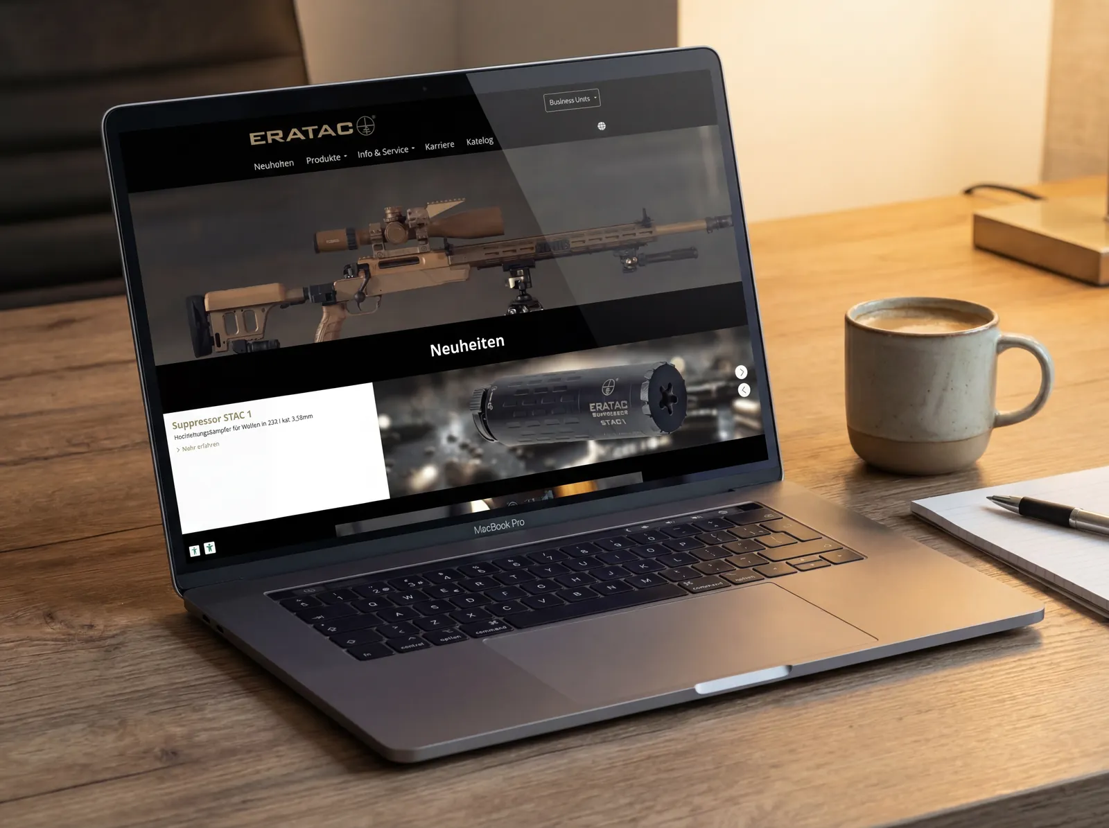 Website eratac.de