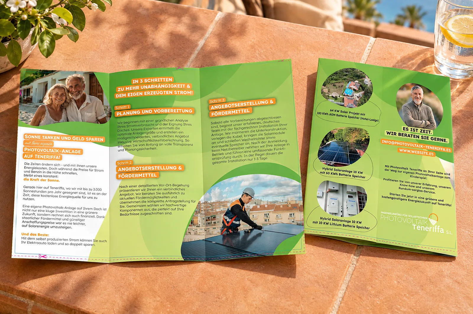 Foto aus dem Projekt für Photovoltaik Teneriffa